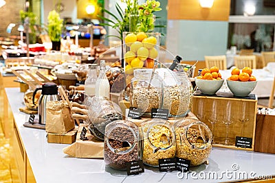 Breakfast Buffet Concept Stock Photo