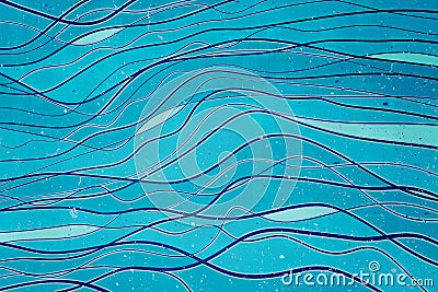 Fine sea Vector Illustration