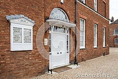 Fine view of the Jockey Club head office in Newmarket, UK. Editorial Stock Photo