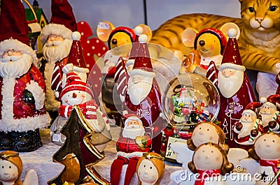 Finery of Christmas. Santa Claus. Stock Photo