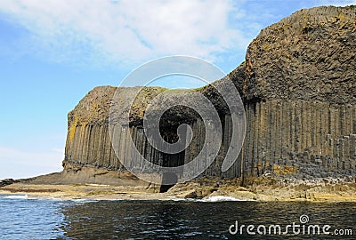 Fingal's Cave Stock Photo