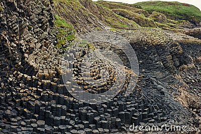 Fingals Cave Staffa Island Scotland Stock Photo