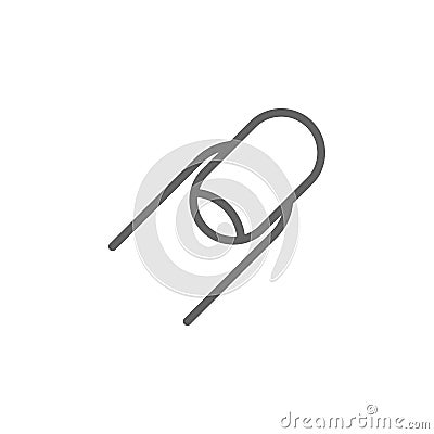 Finger with nail outline icon. Elements of Beauty and Cosmetics illustration icon. Signs and symbols can be used for web, logo, Vector Illustration