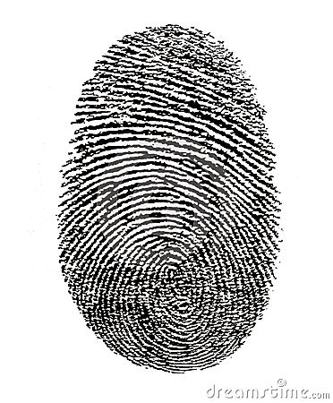 Finger Print ID Security Stock Photo