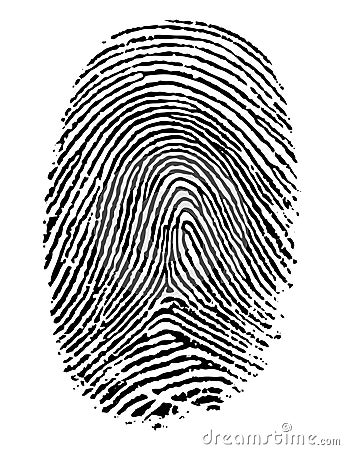 Finger print. Vector Illustration