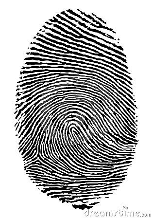 Finger print. Vector Illustration