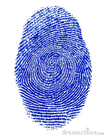 Finger print Stock Photo