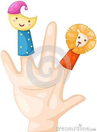 Finger puppets Vector Illustration