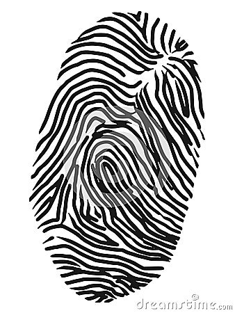 Fingerprint Vector Illustration