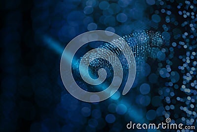 Fingerprint scanner Stock Photo