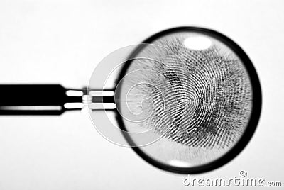 Fingerprint. Stock Photo