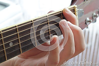 Fingers play Stock Photo