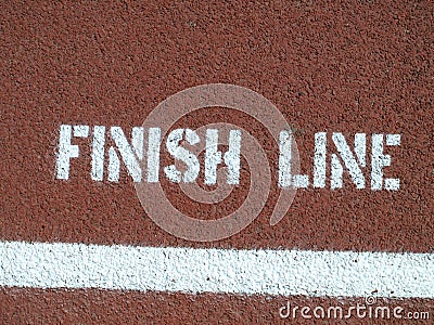 Finish line Stock Photo