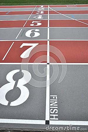 Finish line Stock Photo