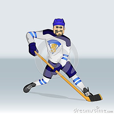 Finland ice hockey hockey player Stock Photo