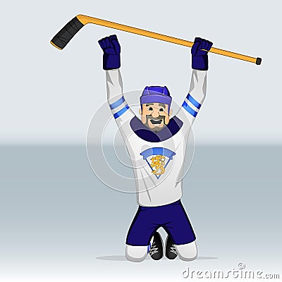 Finland ice hockey hockey player Stock Photo