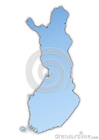 Finland map Stock Photo