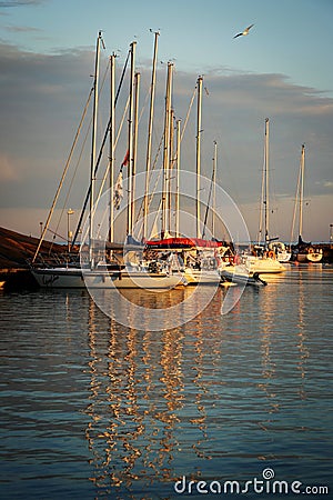 Finland: Summer evening in Helsinki Editorial Stock Photo