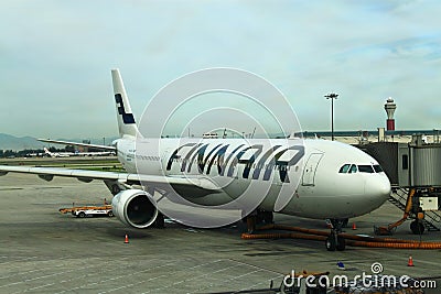 Airplane Loading Passengers Editorial Stock Photo