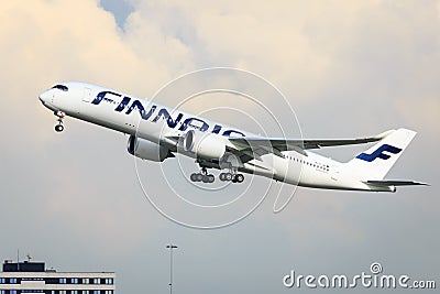 Finnair Airbus A350 Editorial Stock Photo