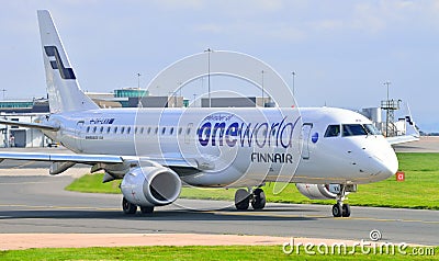 Finnair Embraer 190 Editorial Stock Photo