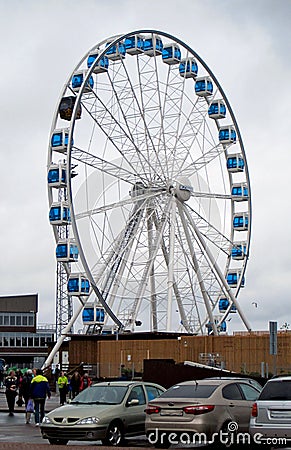 Finnair Sky Wheel Editorial Stock Photo