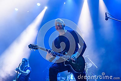 Finnish/british band Wheel concert at Arena Riga Editorial Stock Photo