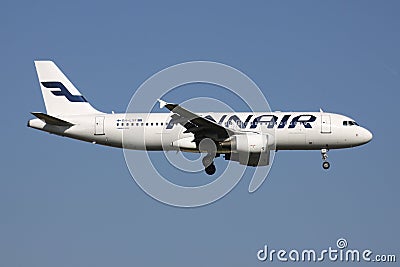 Finnair Airbus A320-200 Editorial Stock Photo