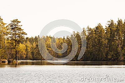 Finnish Lake Stock Photo