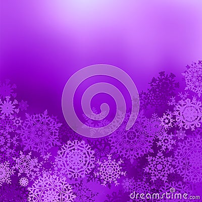 Fiolet color christmas background Vector Illustration