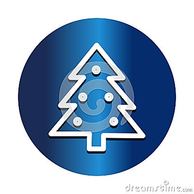 Fir tree Isolated Vector icon that can be easily modified or edited Vector Illustration