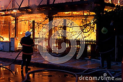 Fire Editorial Stock Photo