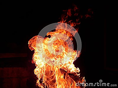 Fire, agni, burn Stock Photo