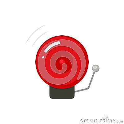 Fire alarm bell icon Vector Illustration