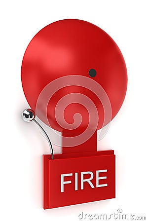 Fire alarm Cartoon Illustration