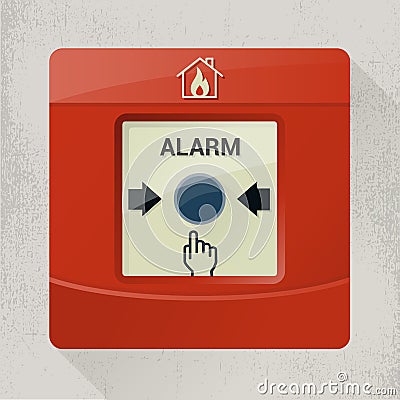 Fire alarm Vector Illustration