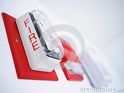 Fire alarm Stock Photo