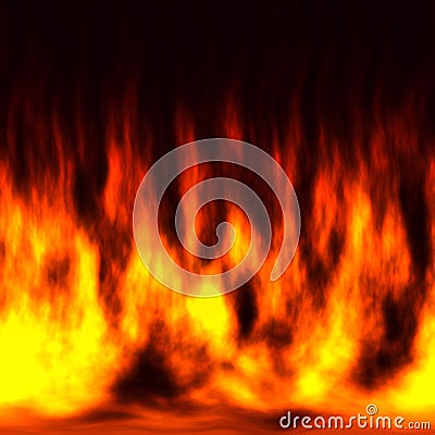 Burning fire Stock Photo