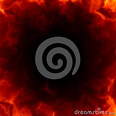 Fire background with free space for text Stock Photo