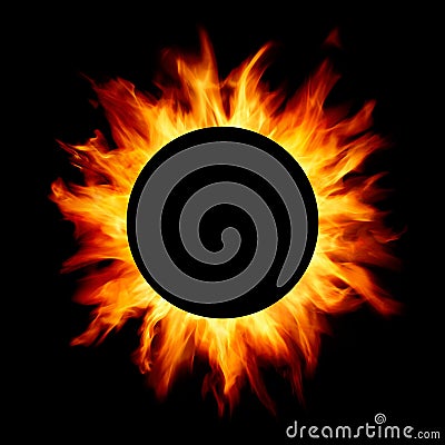 Fire ball Stock Photo