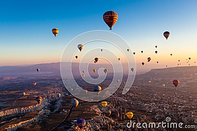 Fire balloon Editorial Stock Photo