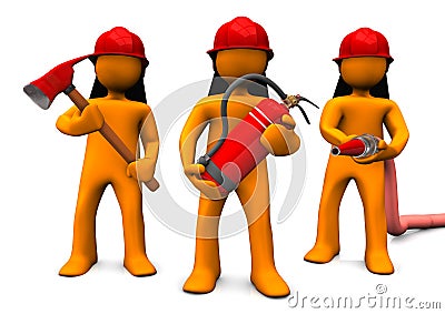 Fire Brigade Stock Photo