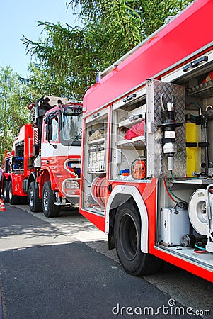 Fire brigade Stock Photo