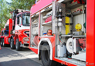 Fire brigade Stock Photo