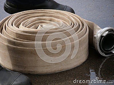 Fire brigade Germany in various actions as a symbolic image. Stock Photo