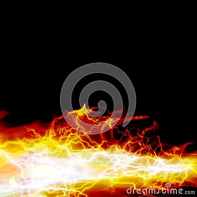 Fire burning Stock Photo