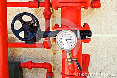 Fire control system Stock Photo