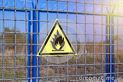 Fire danger Stock Photo