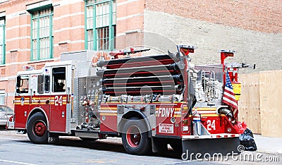 Fire Truck New York City Editorial Stock Photo