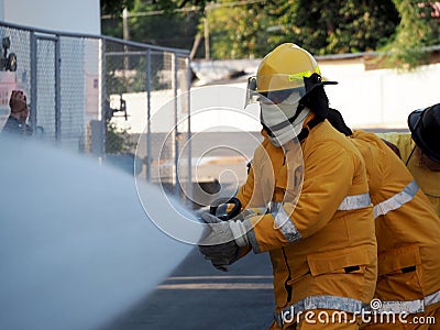 Fire departments and emergency response teams Stock Photo